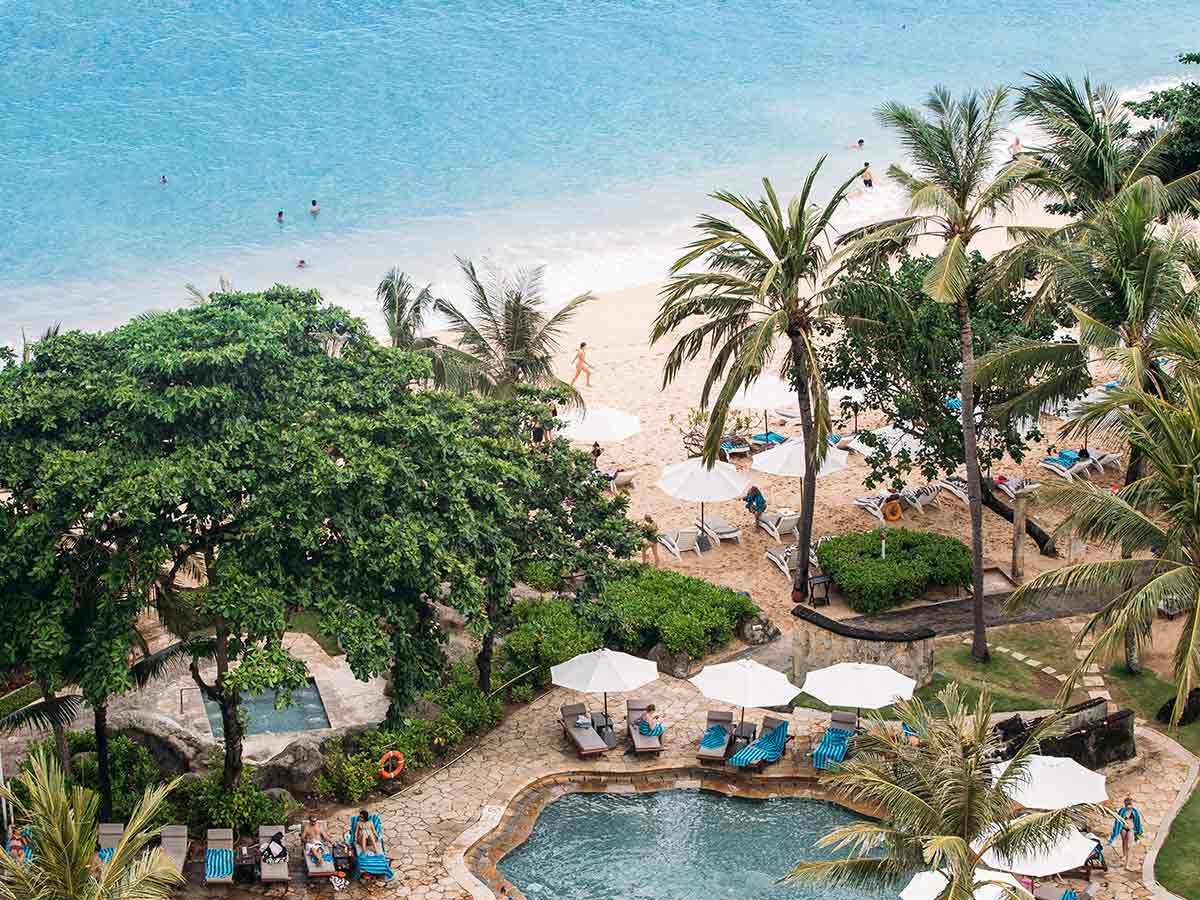 hilton bali resort beach